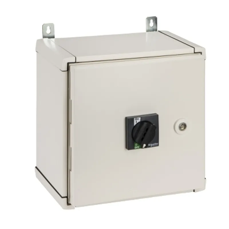 individual enclosure, Compact INS40, INS160, extended standard rotary handle, steel, IP55