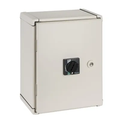 individual enclosure, Compact INS250, INS250, extended standard rotary handle, steel, IP55