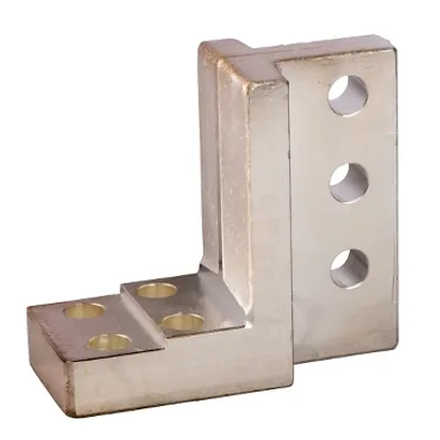 connection adaptors, 3 poles, vertical