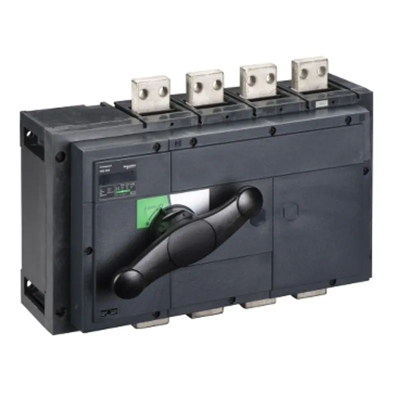 switch disconnector, Compact INS800, 800A, standard version with black rotary handle, 4 poles — photo 1 of 2