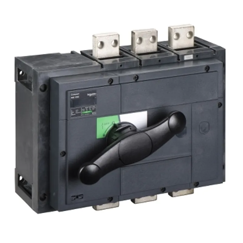 switch disconnector, Compact INS1000, 1000A, standard version with black rotary handle, 3 poles — photo 1 of 2