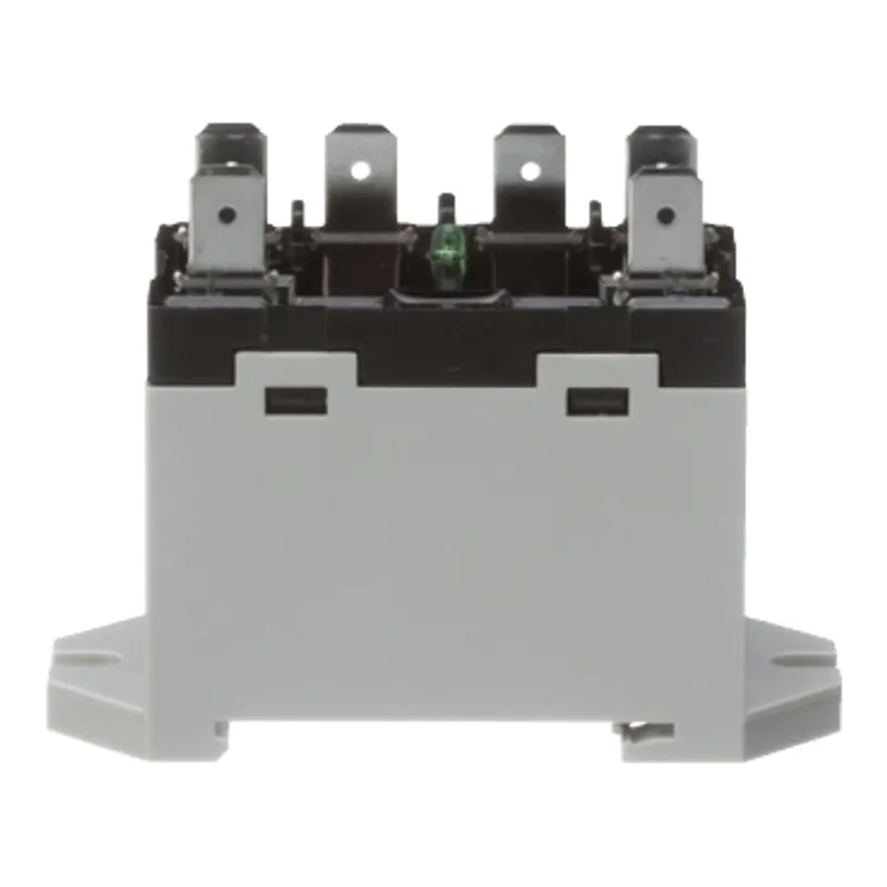 Power relay, SE Relays, 25A, 2NO, 120VAC, LED push button, blade terminals, DIN or panel mount — photo 5 of 9