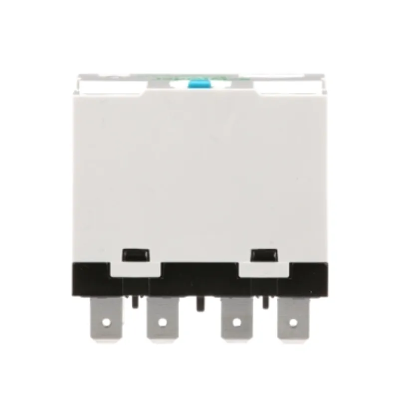 Power relay, SE Relays, 25A, 2NO, 24VDC, LED, flag indicator, locking push button, blade terminal, plug-in socket mount — photo 3 of 9