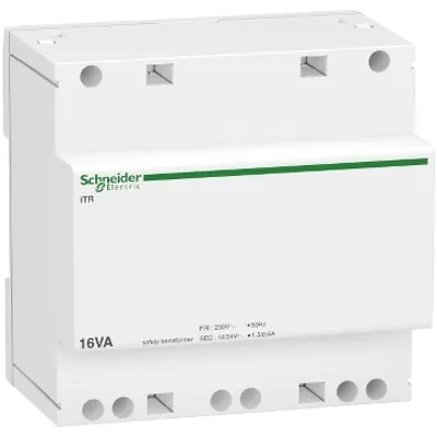 modular safety transfomer iTR - 230 V 50..60 Hz - output 12..24 V - 16 VA