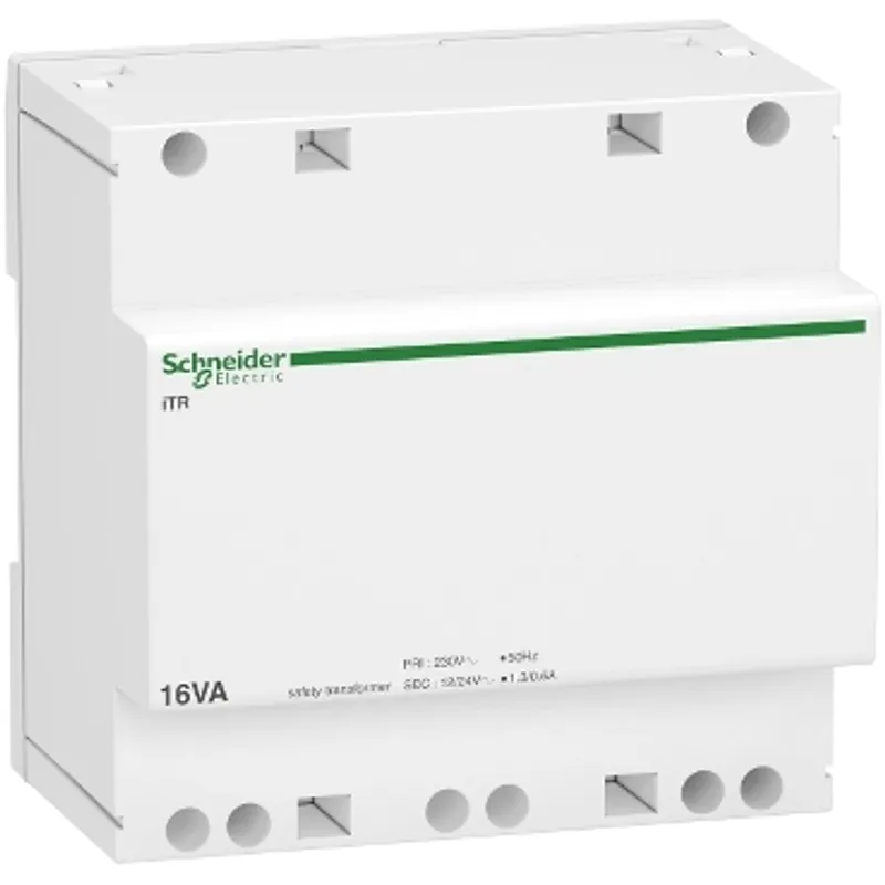 modular safety transfomer iTR - 230 V 50..60 Hz - output 12..24 V - 16 VA