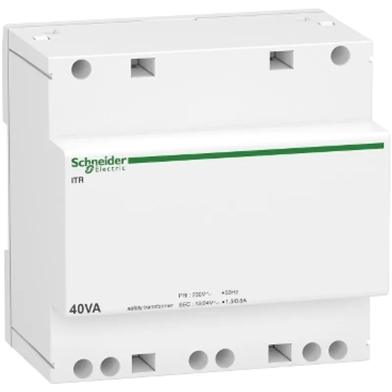 modular safety transfomer iTR - 230 V 50..60 Hz - output 12..24 V - 40 VA