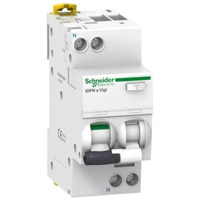 Residual current breaker with overcurrent protection (RCBO), Acti9 iDPNa Vigi, 1P+N, 20A, C curve, 4500A, A type, 30mA