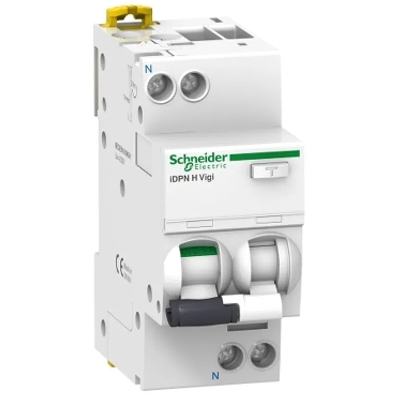 Residual current breaker with overcur. prot. (RCBO), Acti9 iDPN H Vigi, 1P+N, 16A, C curve, 10000A, A-SI type, 300mA