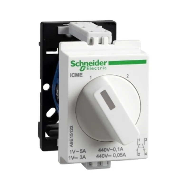 2 ways low level switch iCME 10 A 0,1..5 CA 0,05..3 CCA 2P U 1..440 VAC/VCCV CA