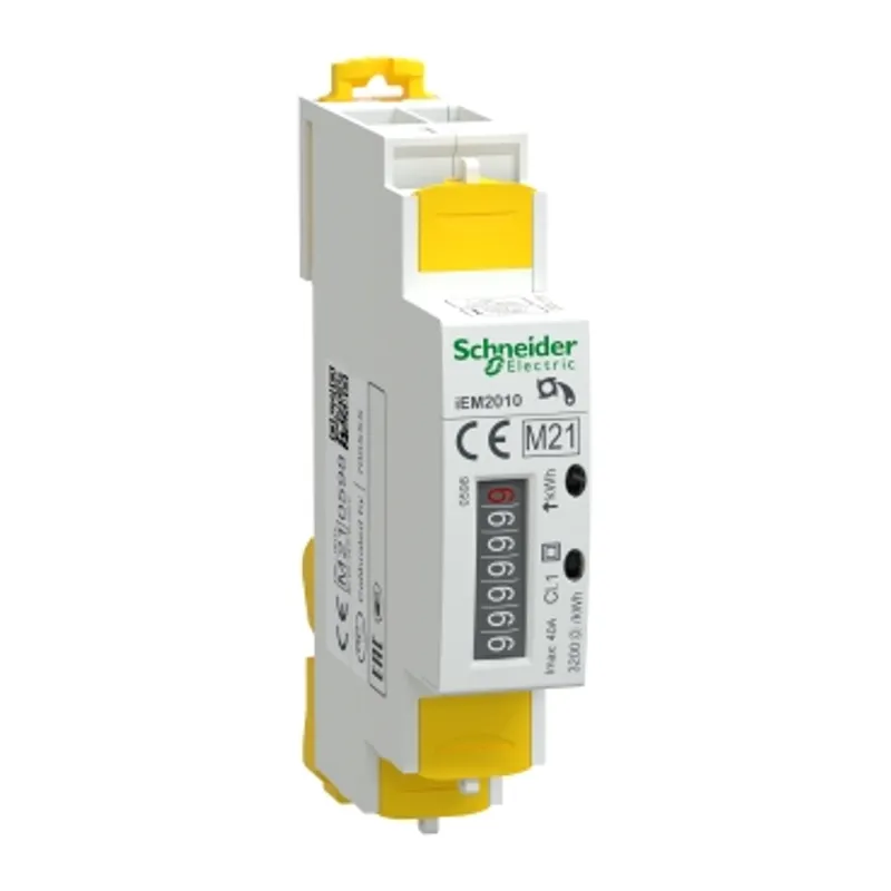 modular single phase power meter iEM2010 - 230V - 40A with pulse — photo 1 of 2