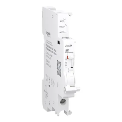 Auxiliary contact, Acti9 A9N, SD, 1 C/O, 2mA to 100mA, 24VAC to 250VAC, 24VDC to 220VDC, bottom connection