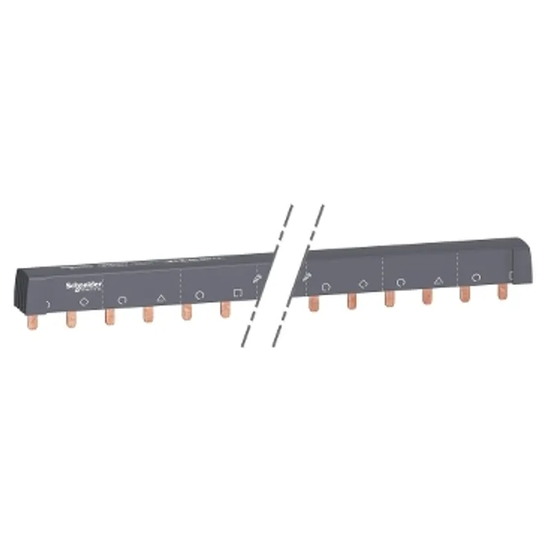 Acti9 - comb busbar - 3L+N balanced - 18 mm pitch - 24 modules - 100 A