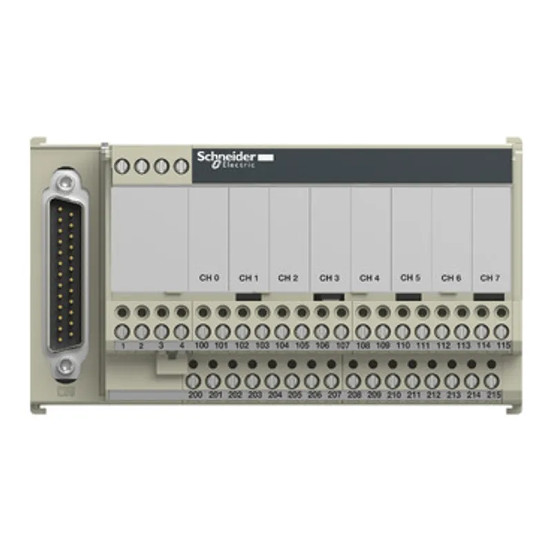 connection sub-base ABE7 - for passive distribution of 8 channels — photo 2 of 7