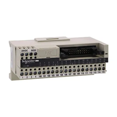 passive connection sub-base ABE7 - 16 inputs or outputs - Led