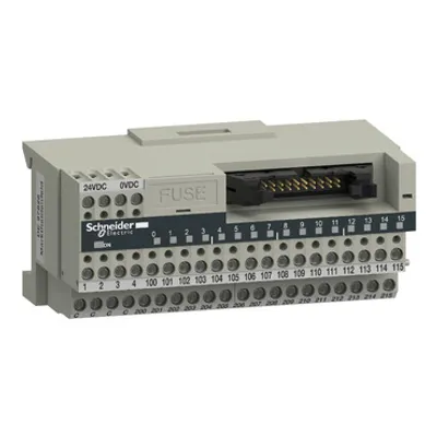 passive connection sub-base ABE7 - 16 inputs or outputs - Led
