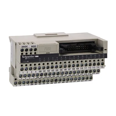 passive connection sub-base ABE7 - 16 inputs or outputs - Led