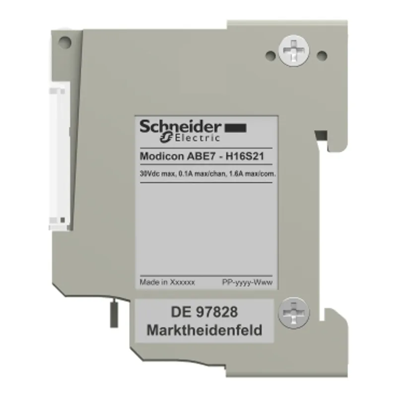 passive connection sub-base ABE7 - 16 inputs or outputs - Led - isolator — photo 4 of 7