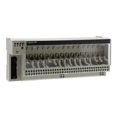 sub-base for plug-in relay ABE7 - 16 channels - relay 10 mm