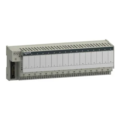 sub-base for plug-in relay ABE7 - 16 channels - fuses - relay 12.5 mm