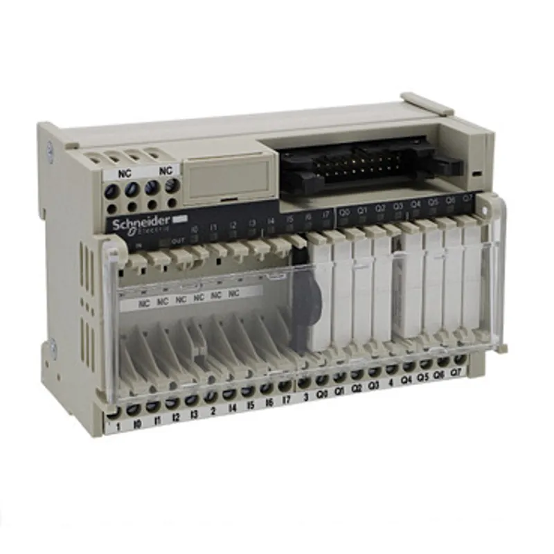 Sub-base with plug-in electromechanical relay ABE7, 16 channels, relay 5 mm — photo 1 of 2