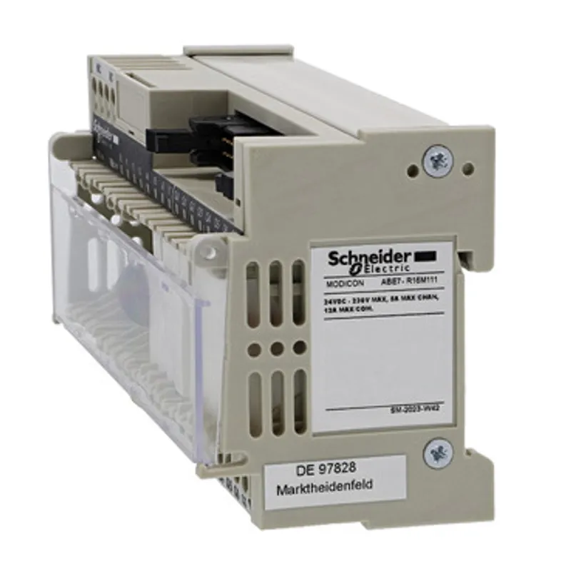 Sub-base with plug-in electromechanical relay ABE7, 16 channels, relay 5 mm — photo 2 of 2