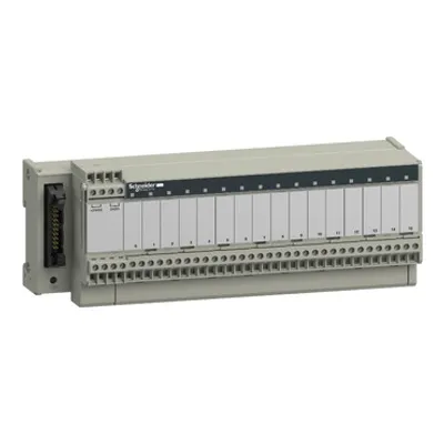 sub-base - soldered electromechanical relays ABE7 - 16 channels - relay 10 mm