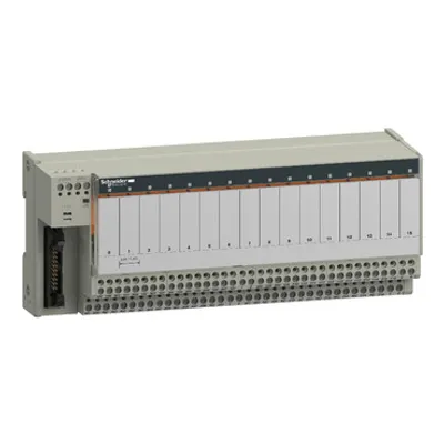 Sub-base with plug-in electromechanical relay ABE7 - 16 channels - relay 10 mm