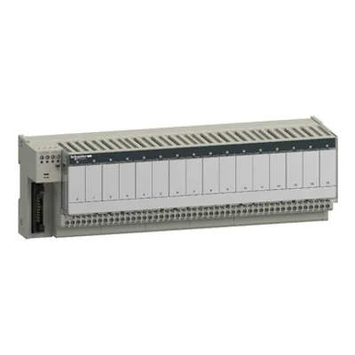 Sub-base with plug-in electromechanical relay ABE7 - 16 channels - relay 12.5 mm