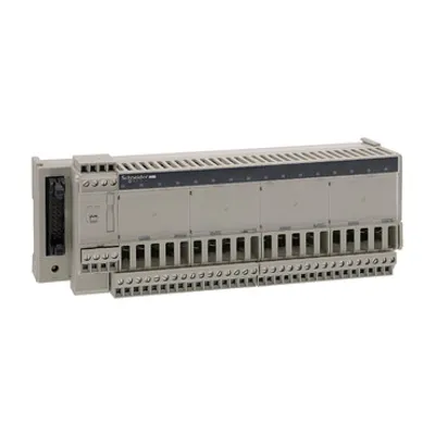 sub-base - soldered solid state output relay ABE7 - 16 inputs - 230 V AC