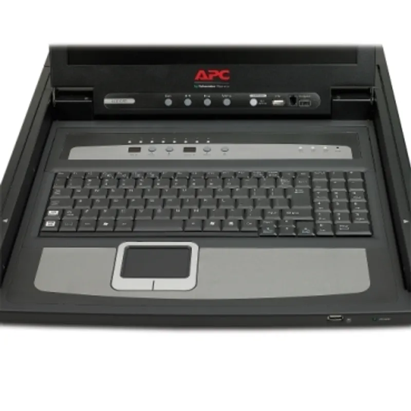 17" Rack LCD Console with Integrated 8 Port Analog KVM Switch — photo 3 of 4