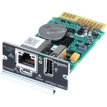 Device monitoring and management, Network Management Cards, NMC3 for Easy UPS On-Line, secure remote UPS monitoring and management — photo 1 of 3