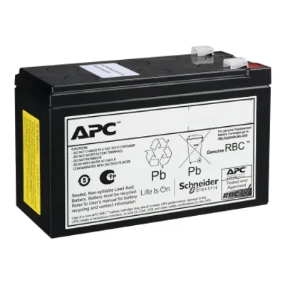 APC Replacement Battery Cartridge, VRLA, 9Ah, 24V DC, 2-year warranty