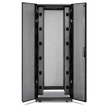 APC NetShelter SX, Server Rack Enclosure, 45U, Shock Packaging, 2000 lbs, Black, 2124H x 750W x 1200D mm — photo 12 of 12