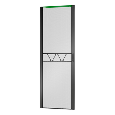 NetShelter SX Advanced 48U 750mm Wide Perforated Curved Door Black — photo 1 of 2