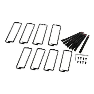 APC NetShelter Cable Management, Vertical Cable Manager, Rings, for  NetShelter 750 and 800mm W Enclosures, Set of 8, 76 x 19 x 203 mm