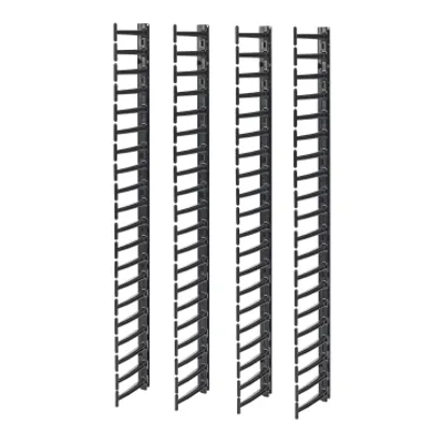 APC NetShelter Cable Management, Vertical Cable Manager, for NetShelter SX Networking Enclosure, Set of 4, 25 x 1778 x 163 mm