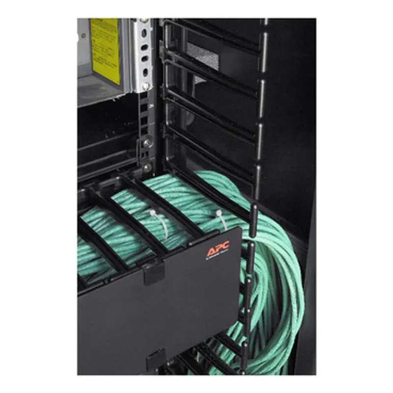 APC NetShelter Cable Management, Vertical Cable Manager, for NetShelter SX Networking Enclosure, Set of 4, 25 x 1778 x 163 mm — photo 4 of 7