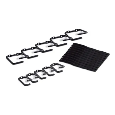 APC NetShelter Cable Management, Rings, Set of 5 small and 5 large, Black