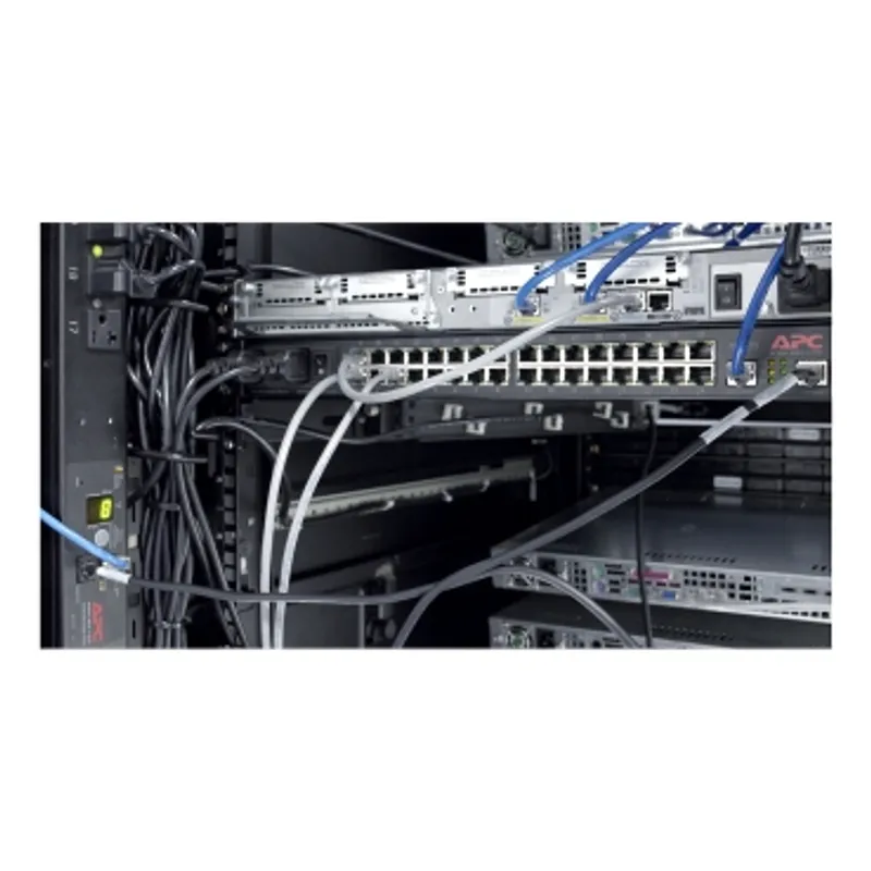 APC NetShelter Cable Management, Vertical Cable Manager, Cable Rings, Set of 8, Black, 55 mm x 766 mm x 85 mm — photo 4 of 5