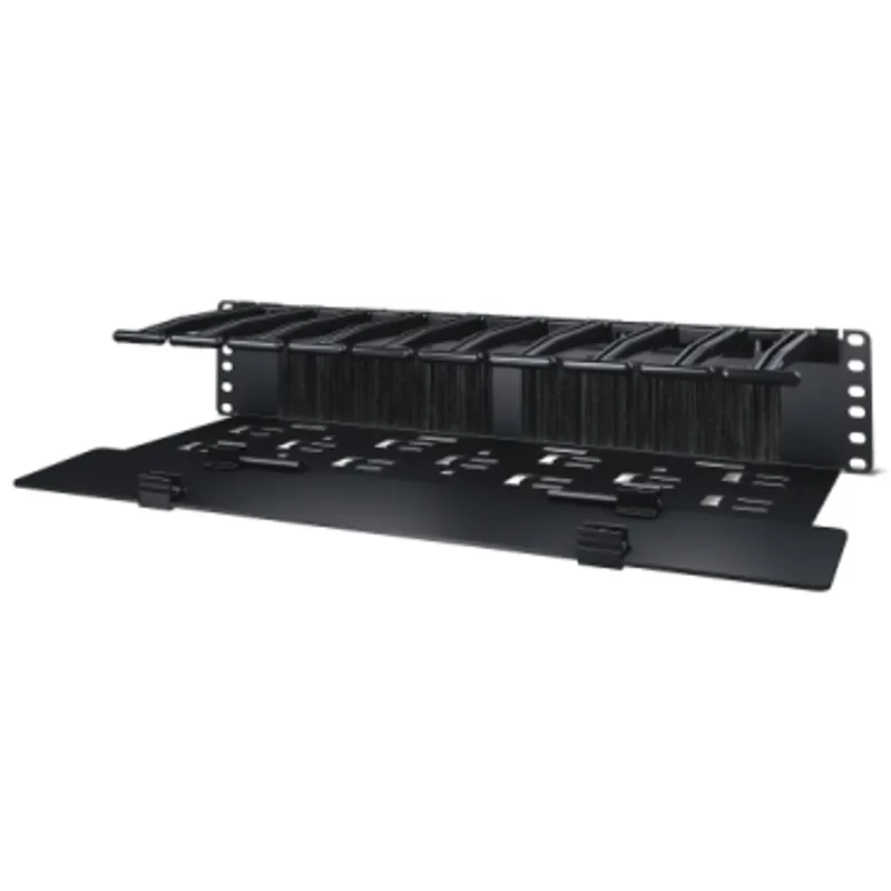 APC NetShelter Cable Management, Horizontal Cable Manager, 2U, with Cable Tie, Single Side with Cover, 482 x 89 x 165 mm — photo 2 of 3