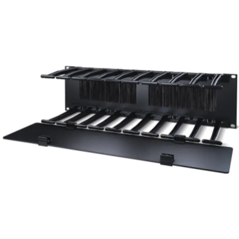 APC NetShelter Cable Management, Horizontal Cable Manager, 3U, Single Side with Cover, 482.6 x 133.35 x 165.1 mm — photo 2 of 3