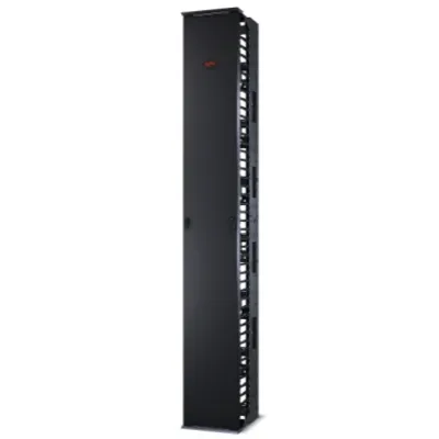 Performance, Vertical Cable Manager for 2 & 4 Post Racks, 84"H x 12"W, Single-Sided with Door
