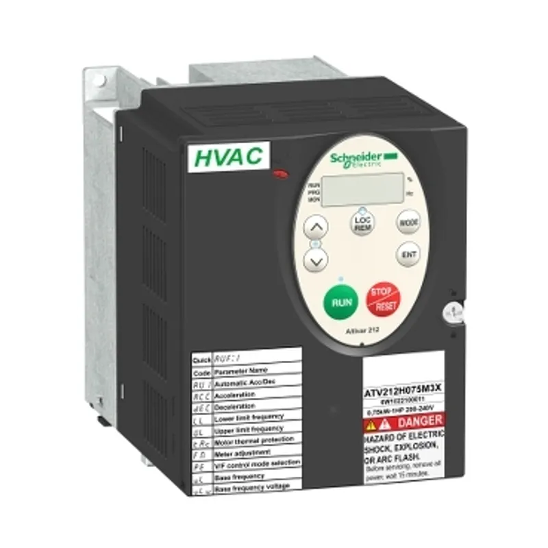 variable speed drive, Altivar 212, 0.75kW, 1hp, 480V, 3 phases, with EMC, IP21 — photo 1 of 5