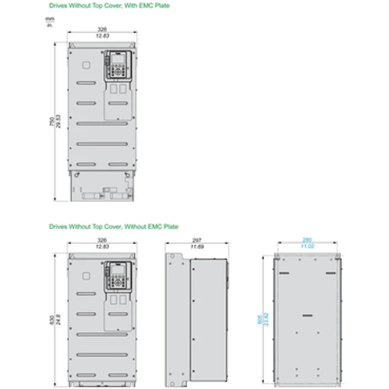 variable speed drive, Altivar Process ATV600, ATV630, 37kW, 50hp, 500 to 690V, IP00 — photo 2 of 6