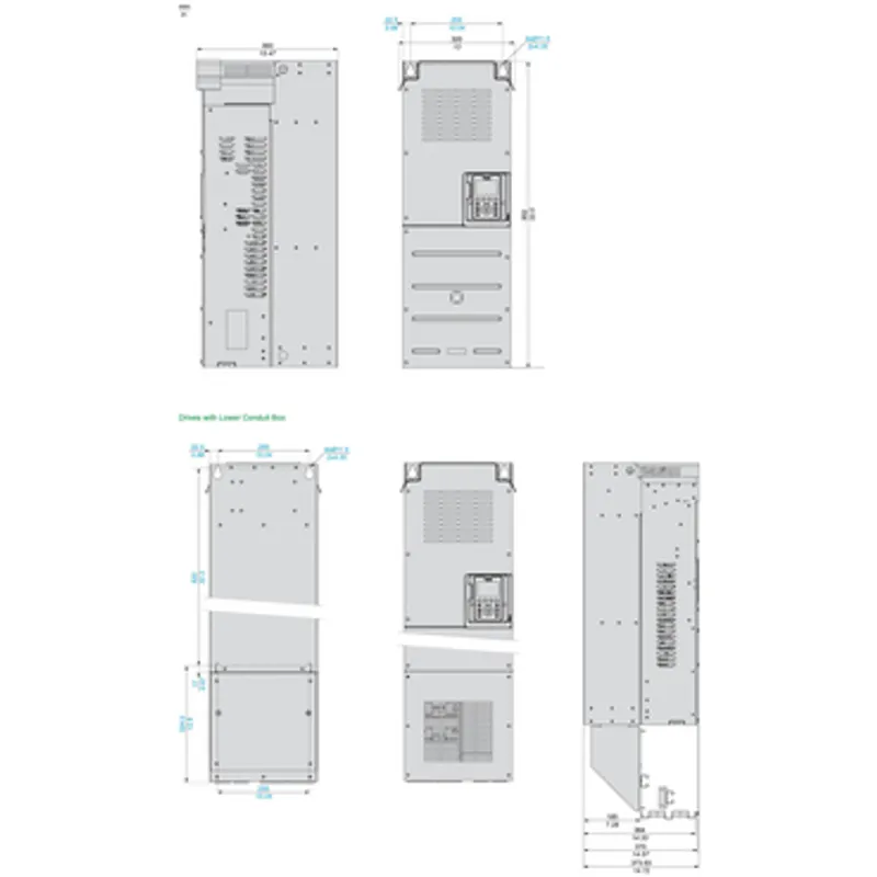 variable speed drive, Altivar Process ATV900, ATV930, 160kW, 400 to 480V, without braking unit, IP00 — photo 2 of 6