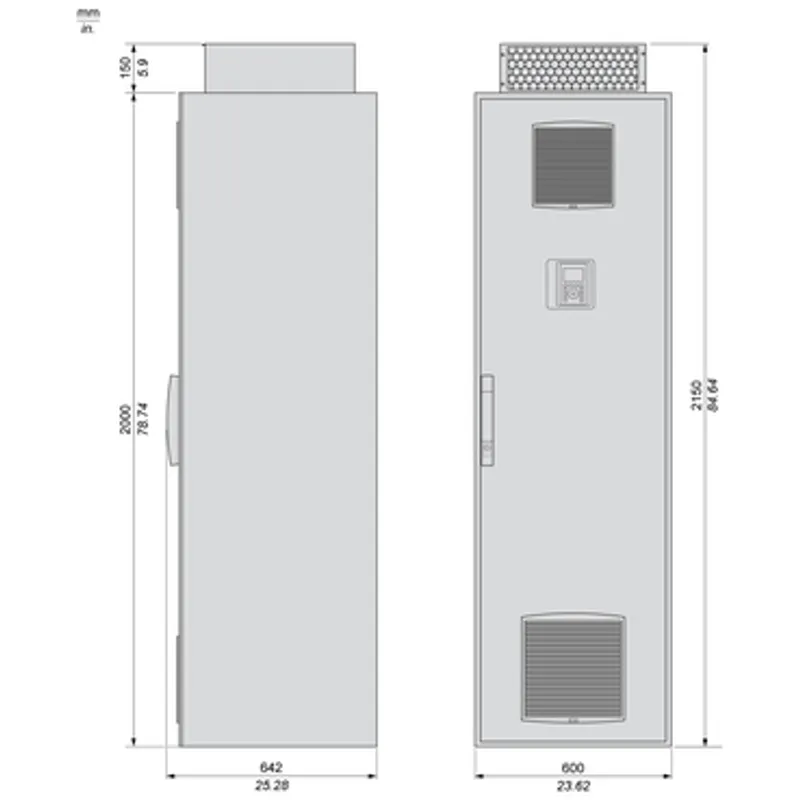 variable speed drive, Altivar Process ATV900, floor standing ATV930, 200kW, 400 to 440V, without braking unit, IP21 — photo 2 of 6