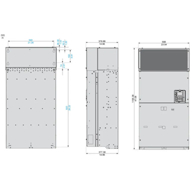 variable speed drive, Altivar Process ATV900, ATV930, 315kW, 400 to 480V, without braking unit, IP00 — photo 2 of 12