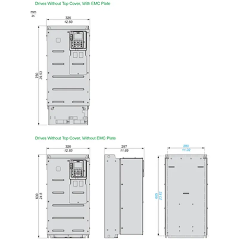 variable speed drive, Altivar Process ATV900, ATV930, 75kW, 100hp, 500 to 690V, IP00 — photo 2 of 6