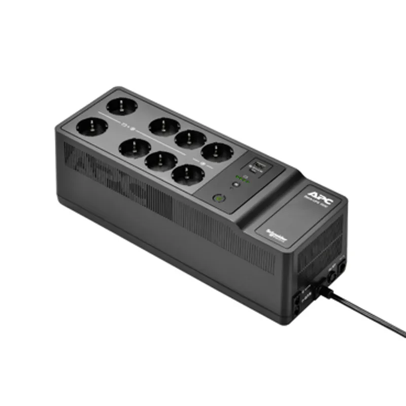 APC Back-UPS, 1050VA/600W Floor/Wall Mount, 230V, 8x Schuko CEE 7/3 outlets, USB Type A+C Port, User Replaceable Battery — photo 2 of 4