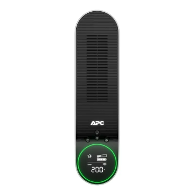 APC Back-UPS Pro for Gaming, 2200VA/1320W, Tower, 230V, 4x Schuko and 2x IEC C13 outlets, RGB Lights, Pure Sine Wave, Arctic (White) — photo 4 of 7